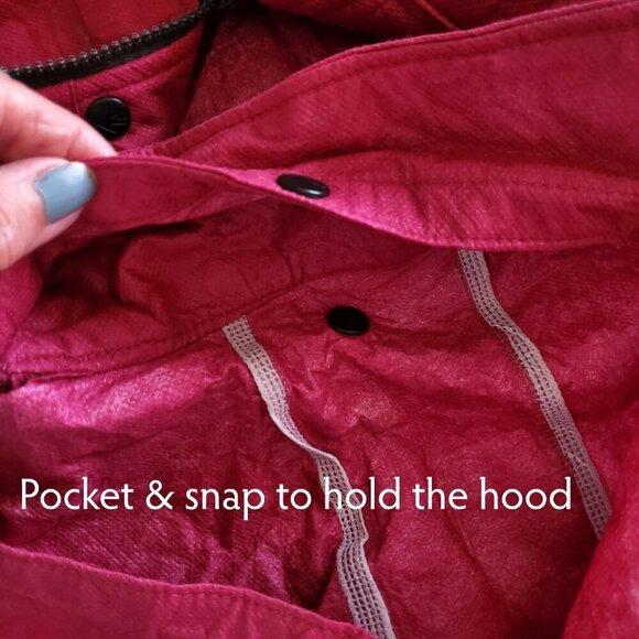 FROGG TOGGS Kids' Classic Pro Action Waterproof Rain Jacket Cherry Color M - Picture 7 of 16